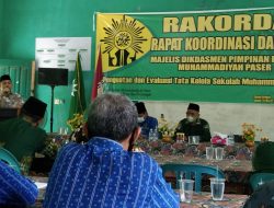 Perkuat Tarjih di Lembaga Pendidikan Muhammadiyah, Dikdasmen Paser Gelar Rakerda