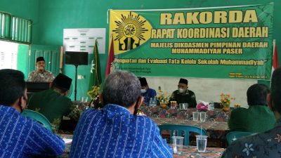 Perkuat Tarjih di Lembaga Pendidikan Muhammadiyah, Dikdasmen Paser Gelar Rakerda