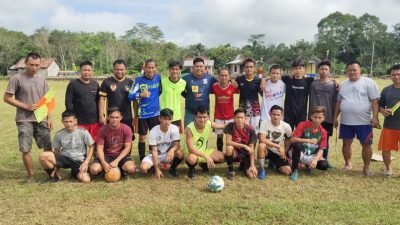 Meriahkan Nataru 2023, Desa Long Nyelong Gelar Lomba Sepak Bola dan Voli Terpal, Kebersamaan Pemuda Diapresiasi