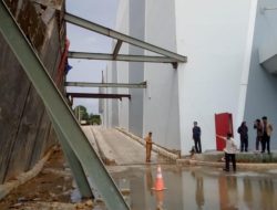 DPRD Bontang Lakukan Sidak ke Citimall, Tembok Pembatas Ambruk Dikhawatirkan