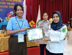 Siswi SMAN 2 Sangatta Utara Terpilih Wakili Kutim pada Ajang Pelajar Pelopor Keselamatan LLAJ Tingkat Provinsi Kaltim