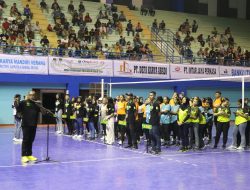 Open Tournament PBVSI Resmi Dimulai, Kasmidi Bulang Ingatkan Junjung Tinggi Sportivitas
