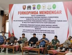 Abdul Rasid Hadiri Rapat Koordinasi Persiapan Pengamanan Pemilu bersama Forkopimda Kukar