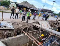 Progres Pembangunan Drainase di Jalan Dayung dengan Biaya Rp40 Miliar Nampak Hampir Rampung